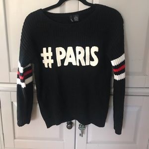 Fun Paris Sweater! Cozy&Cute